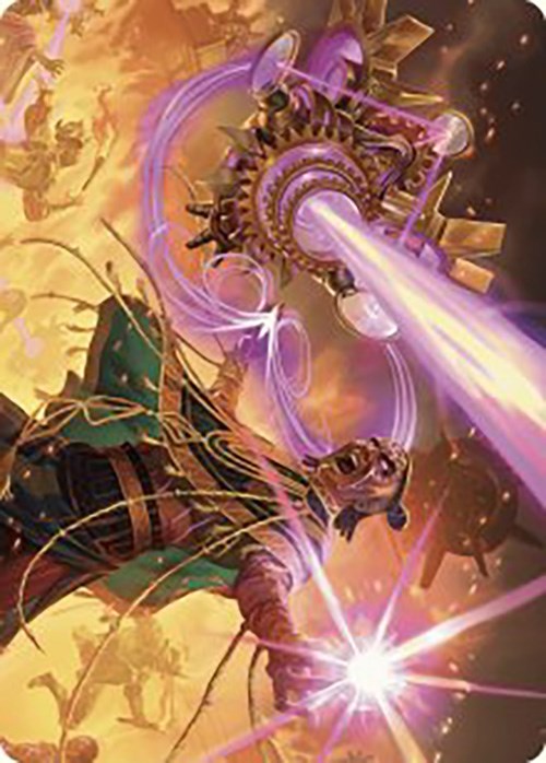 Cosmium Blast Art Card [The Lost Caverns of Ixalan Art Series] | Good Games North