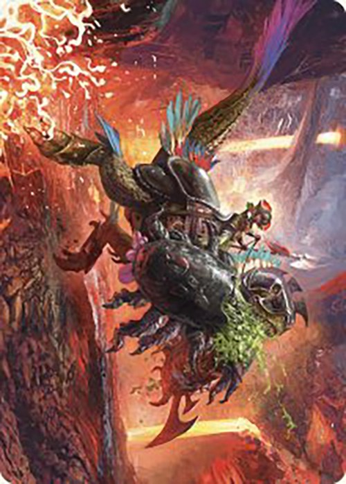 Triumphant Chomp Art Card [The Lost Caverns of Ixalan Art Series] | Good Games North