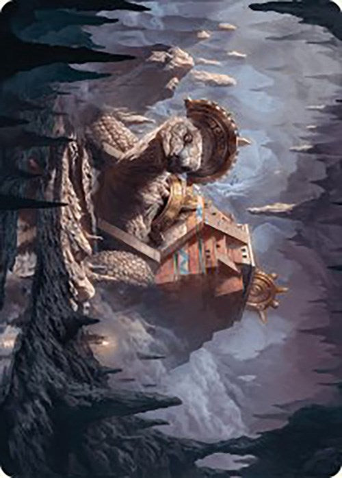 Bedrock Tortoise Art Card [The Lost Caverns of Ixalan Art Series] | Good Games North