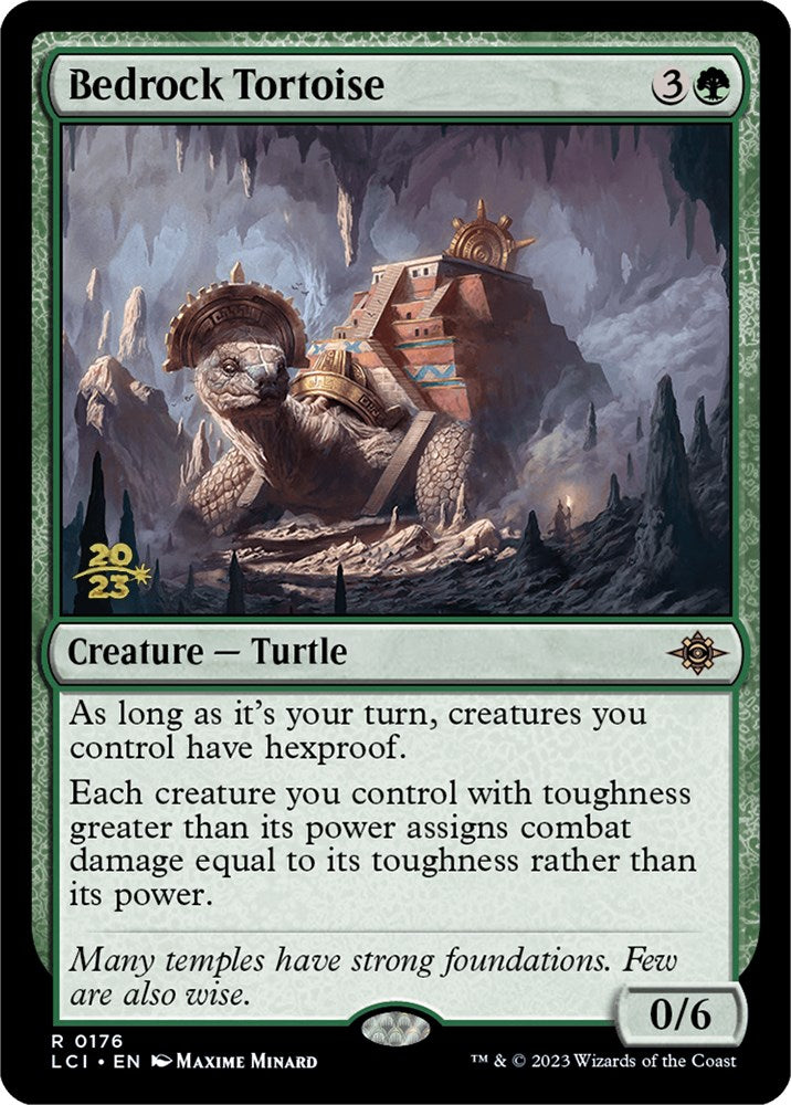 Bedrock Tortoise [The Lost Caverns of Ixalan Prerelease Cards] | Good Games North