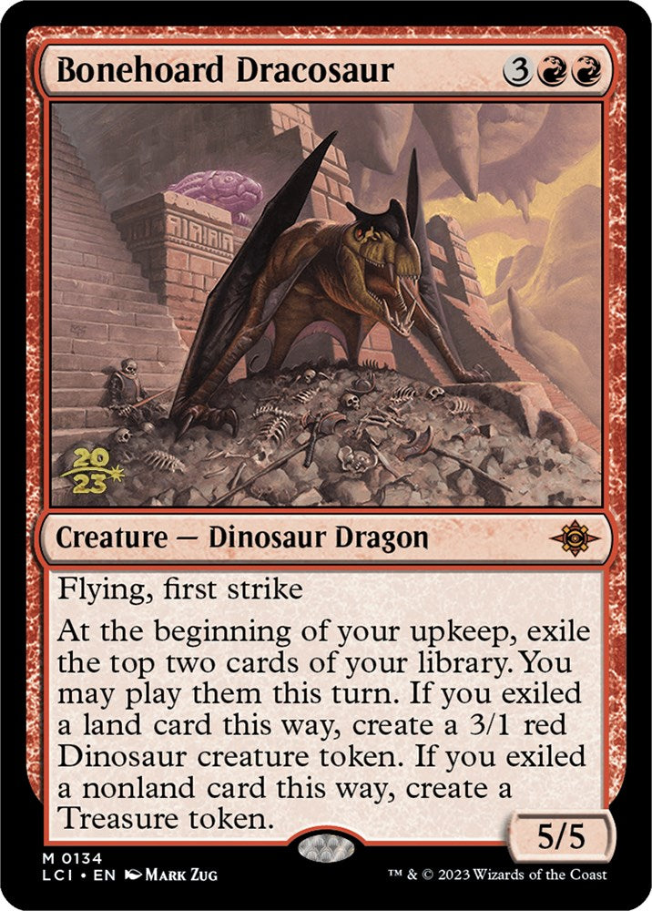 Bonehoard Dracosaur [The Lost Caverns of Ixalan Prerelease Cards] | Good Games North