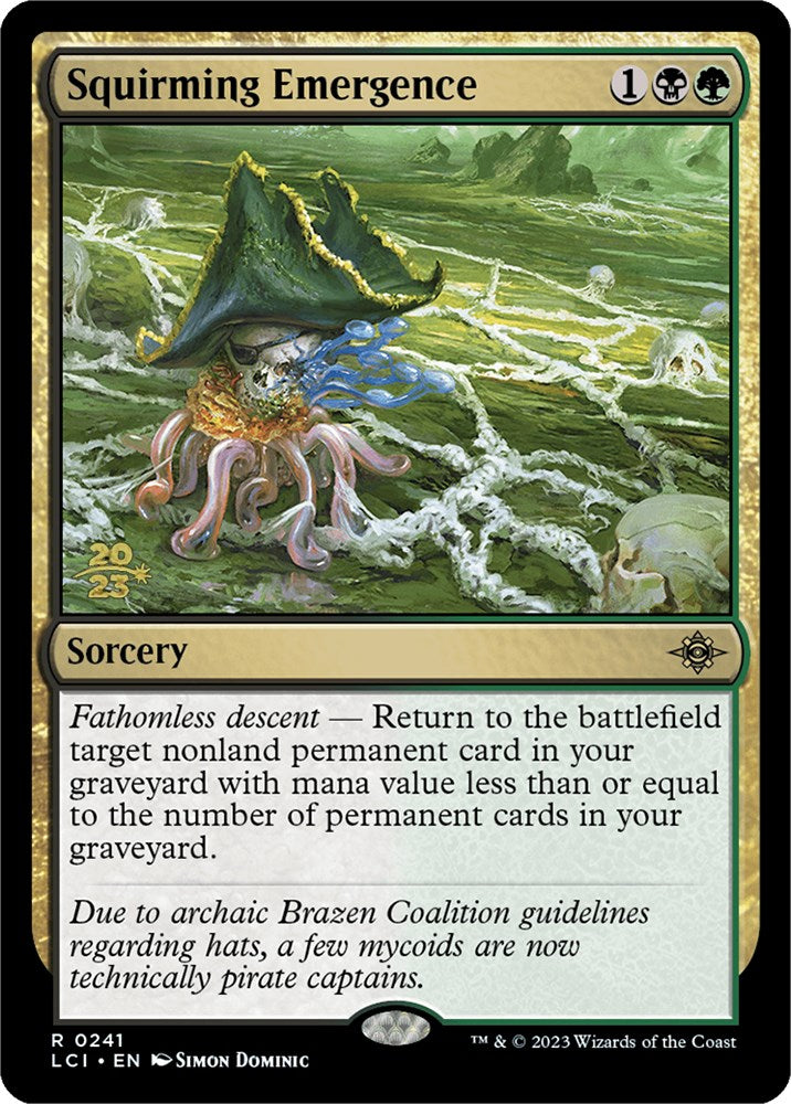 Squirming Emergence [The Lost Caverns of Ixalan Prerelease Cards] | Good Games North