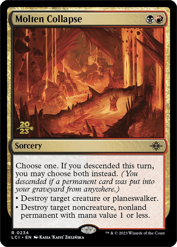 Molten Collapse [The Lost Caverns of Ixalan Prerelease Cards] | Good Games North