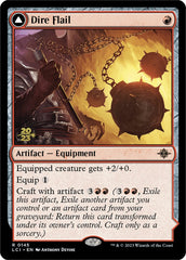 Dire Flail // Dire Blunderbuss [The Lost Caverns of Ixalan Prerelease Cards] | Good Games North