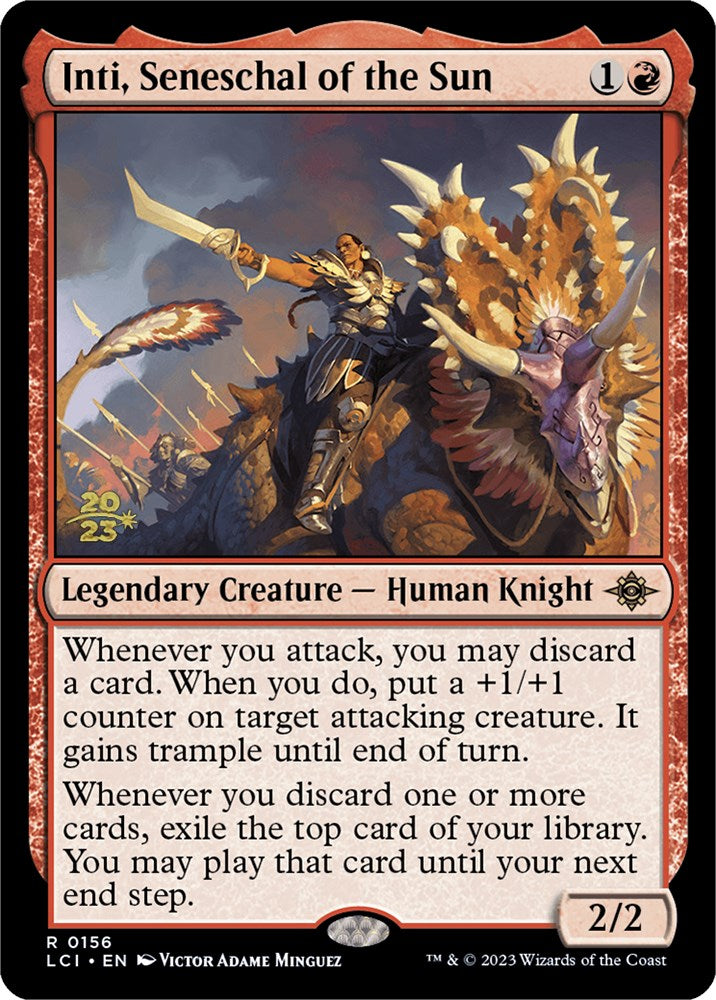 Inti, Seneschal of the Sun [The Lost Caverns of Ixalan Prerelease Cards] | Good Games North