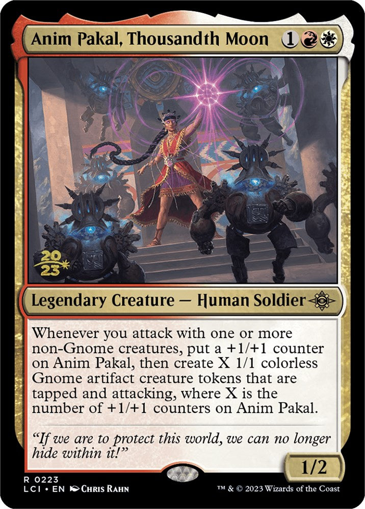 Anim Pakal, Thousandth Moon [The Lost Caverns of Ixalan Prerelease Cards] | Good Games North