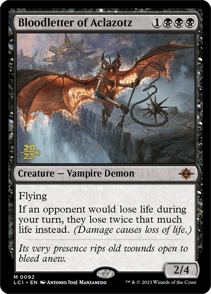 Bloodletter of Aclazotz [The Lost Caverns of Ixalan Prerelease Cards] | Good Games North
