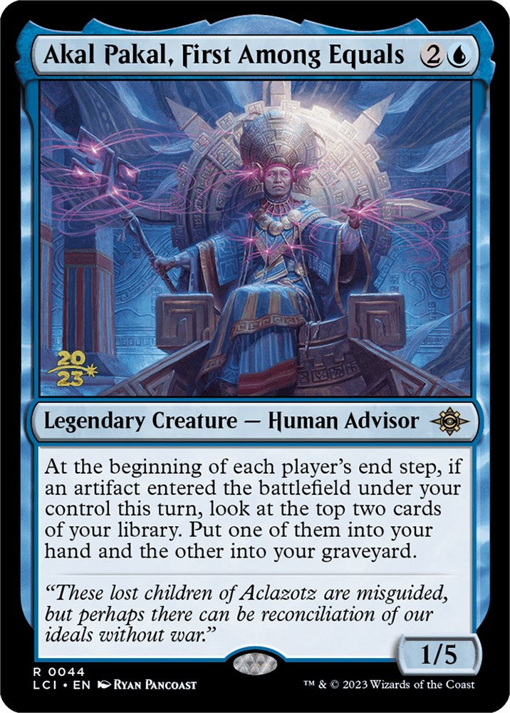Akal Pakal, First Among Equals [The Lost Caverns of Ixalan Prerelease Cards] | Good Games North