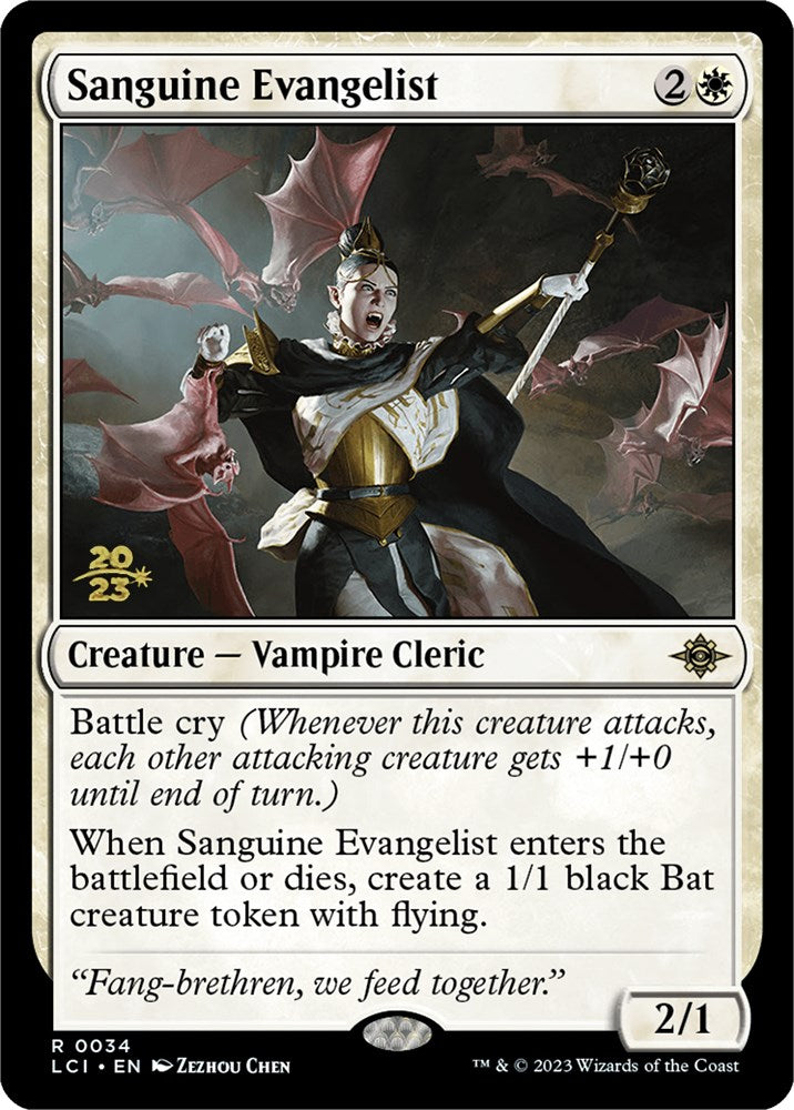 Sanguine Evangelist [The Lost Caverns of Ixalan Prerelease Cards] | Good Games North