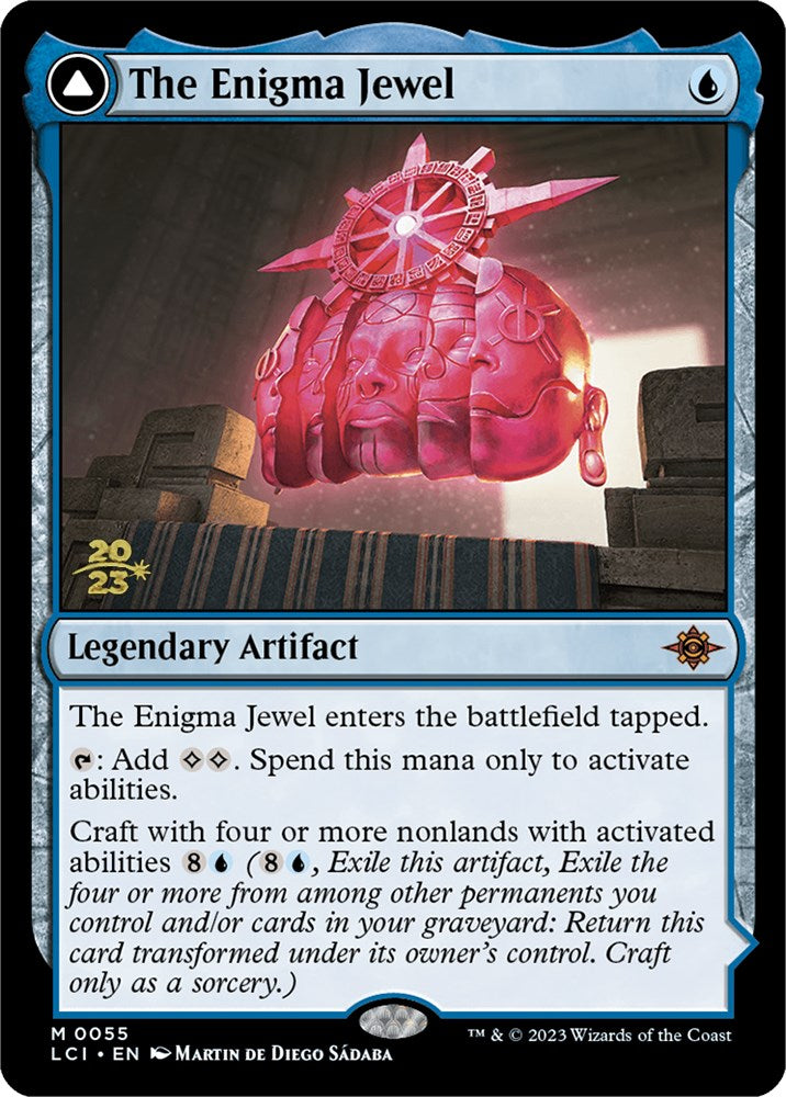 The Enigma Jewel // Locus of Enlightenment [The Lost Caverns of Ixalan Prerelease Cards] | Good Games North