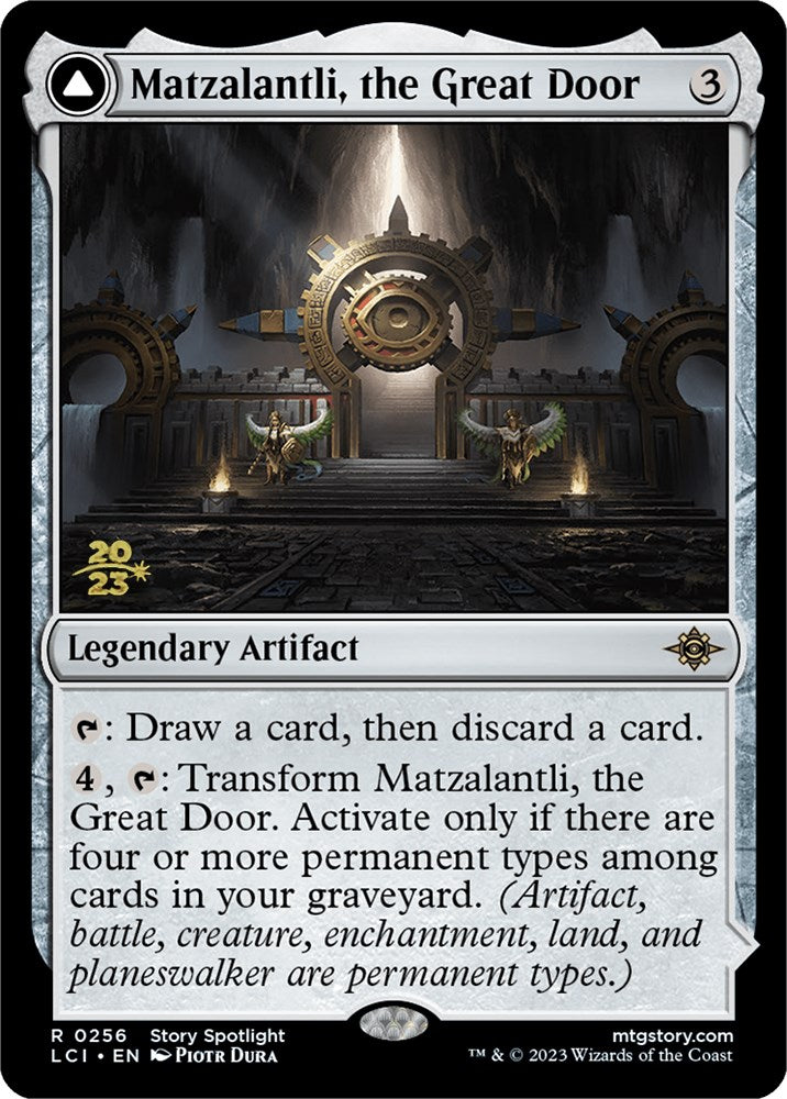 Matzalantli, the Great Door // The Core [The Lost Caverns of Ixalan Prerelease Cards] | Good Games North