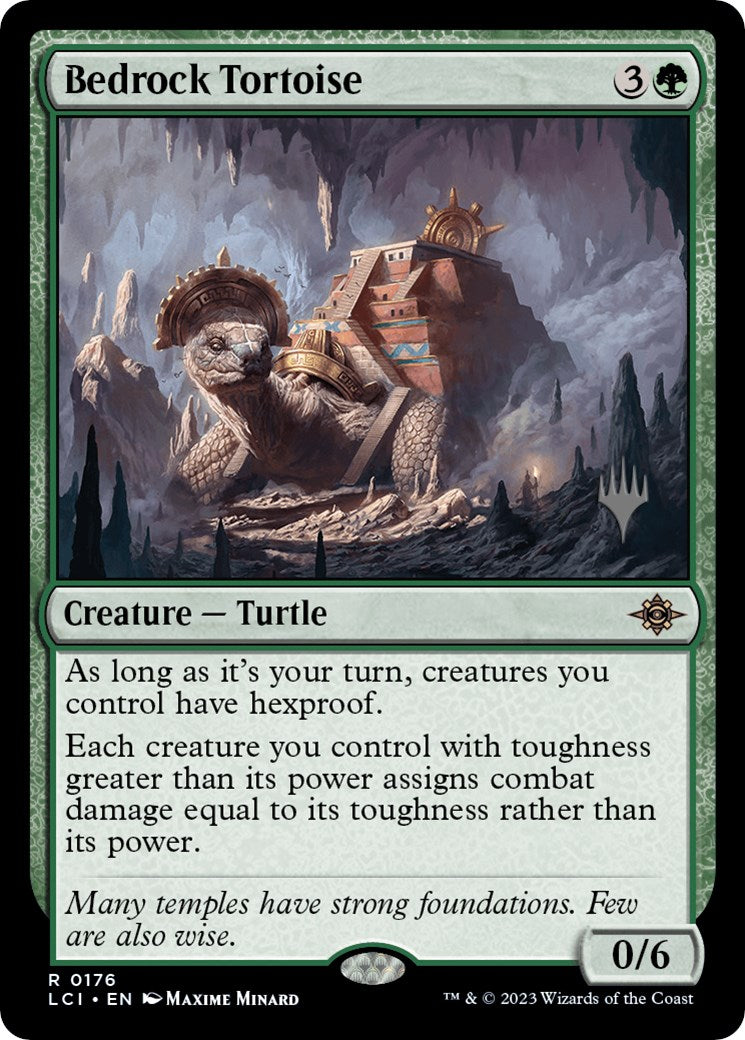 Bedrock Tortoise (Promo Pack) [The Lost Caverns of Ixalan Promos] | Good Games North