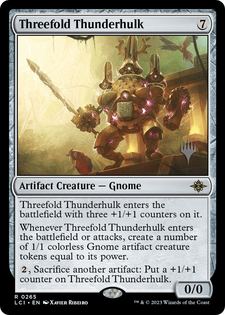 Threefold Thunderhulk (Promo Pack) [The Lost Caverns of Ixalan Promos] | Good Games North