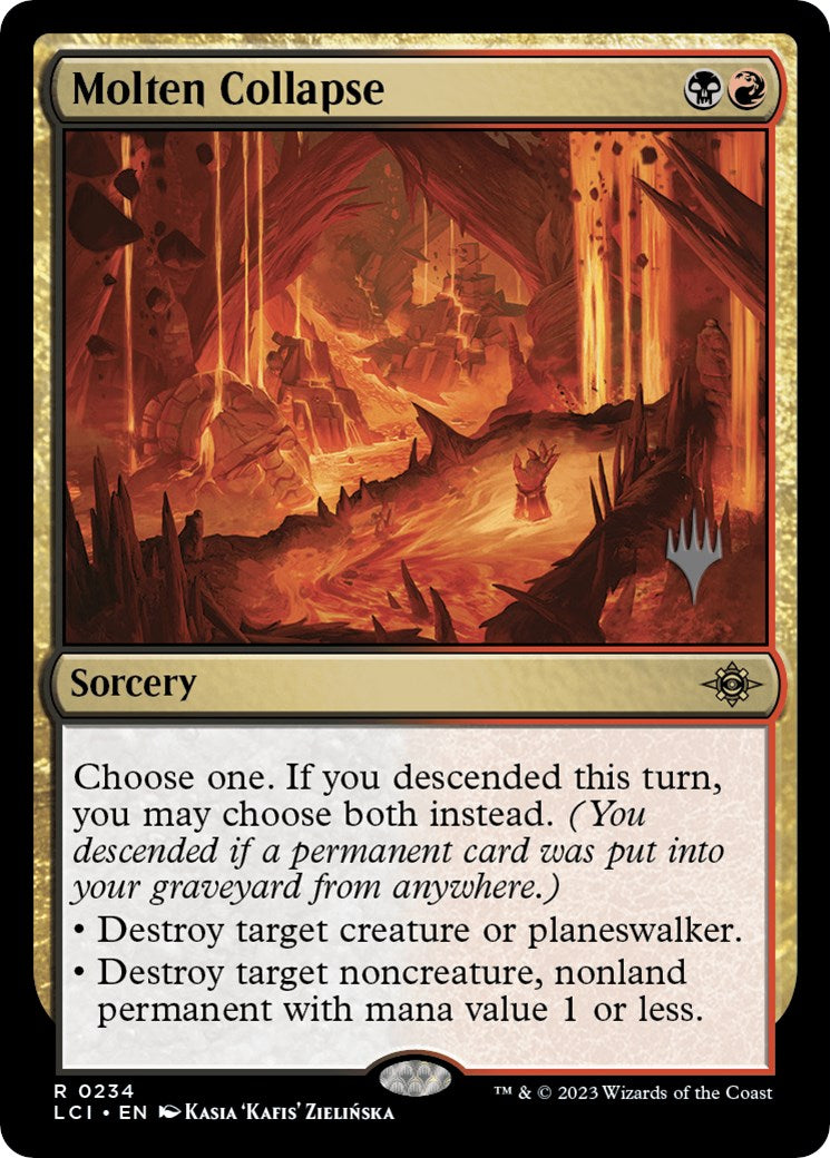 Molten Collapse (Promo Pack) [The Lost Caverns of Ixalan Promos] | Good Games North