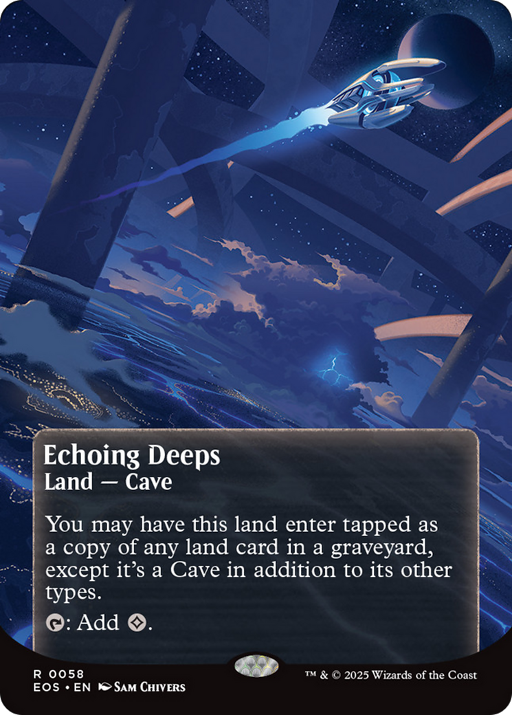 Echoing Deeps (0058) (Borderless) [Edge of Eternities: Stellar Sights] | Good Games North