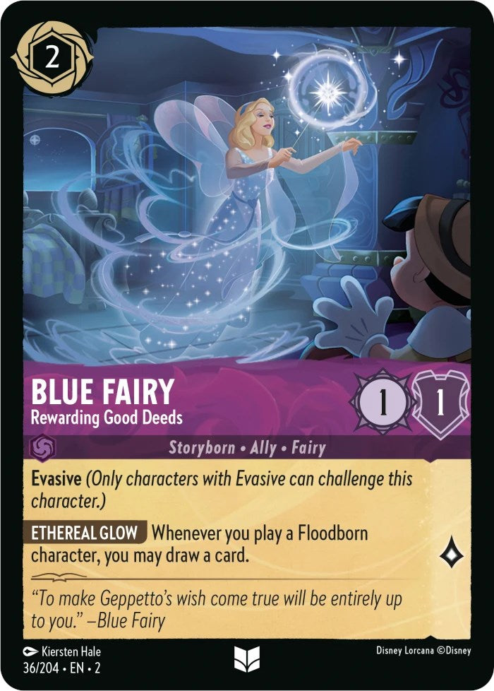 Blue Fairy - Rewarding Good Deeds (36/204) [Rise of the Floodborn] | Good Games North