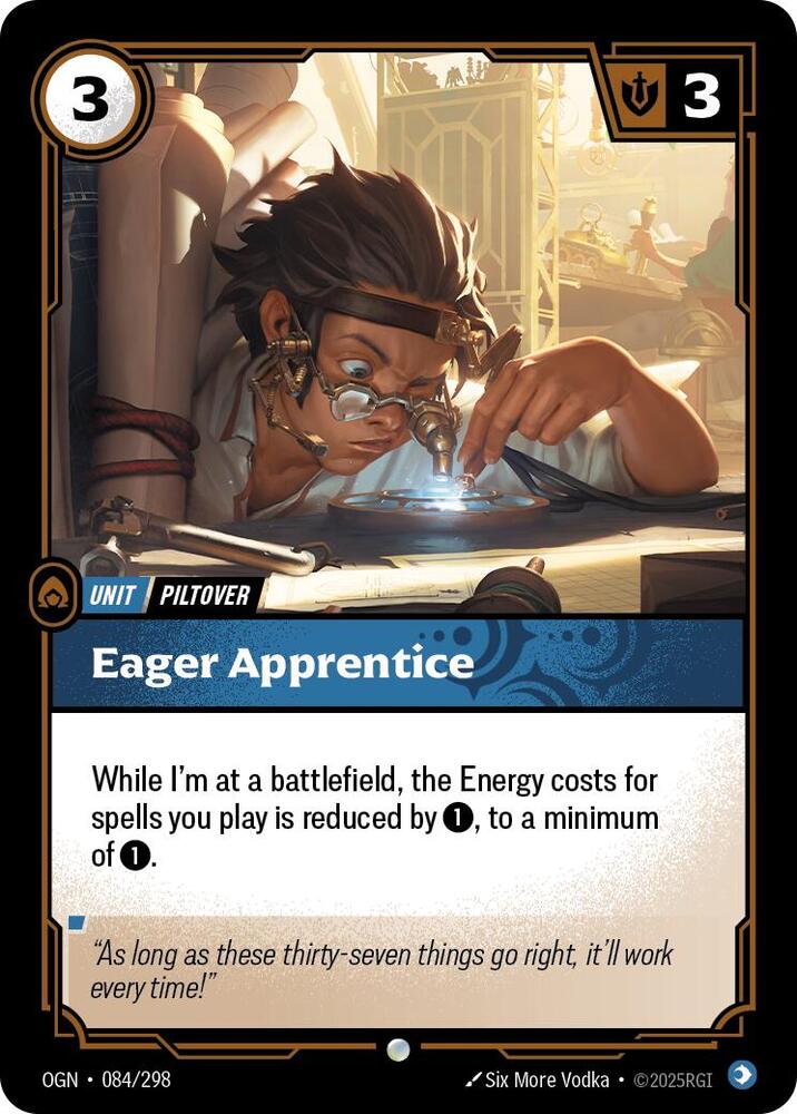 Eager Apprentice (Origins)  | Good Games North