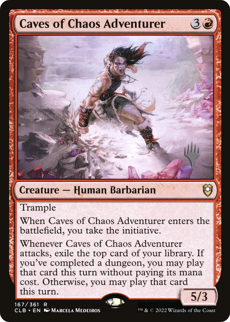 Caves of Chaos Adventurer (Promo Pack) [The Lost Caverns of Ixalan Promos] | Good Games North