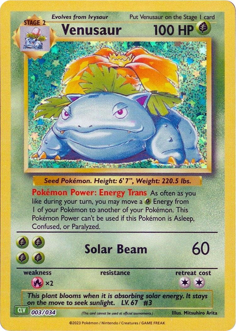 Venusaur [Trading Card Game Classic] | Good Games North