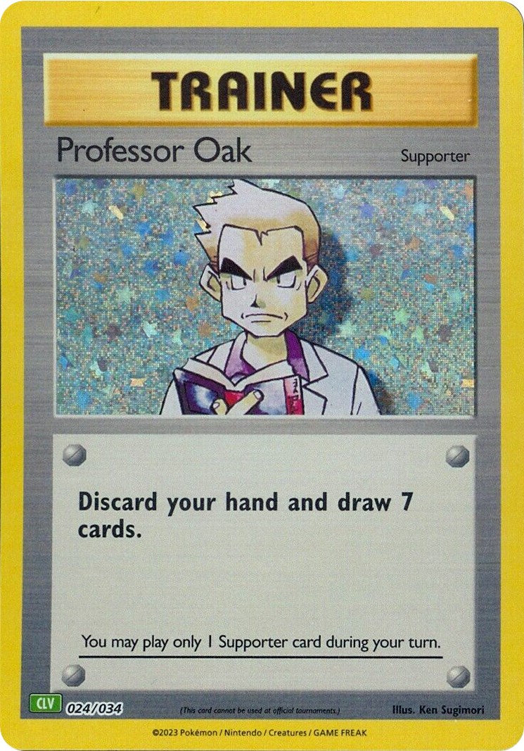 Professor Oak (CLV) [Trading Card Game Classic] | Good Games North