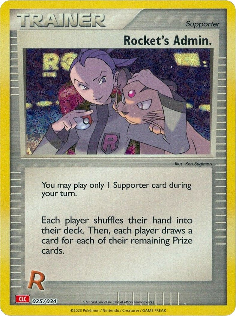 Rocket's Admin. (CLC) [Trading Card Game Classic] | Good Games North