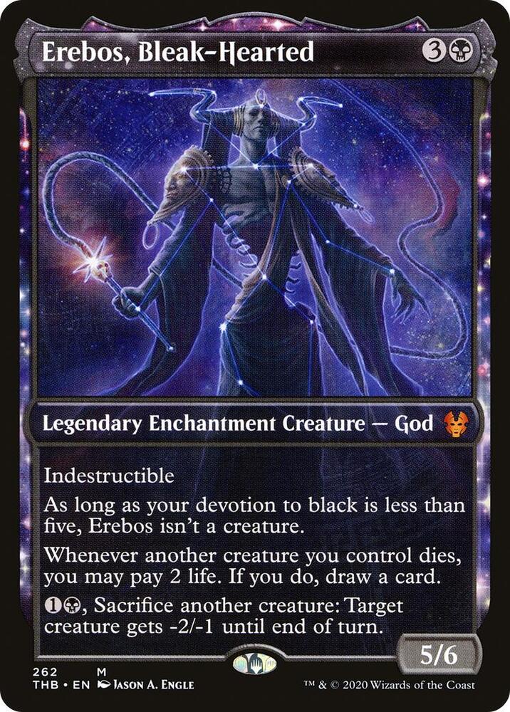 Erebos, Bleak-Hearted 262/254 (Theros Beyond Death)  - Showcase Foil | Good Games North