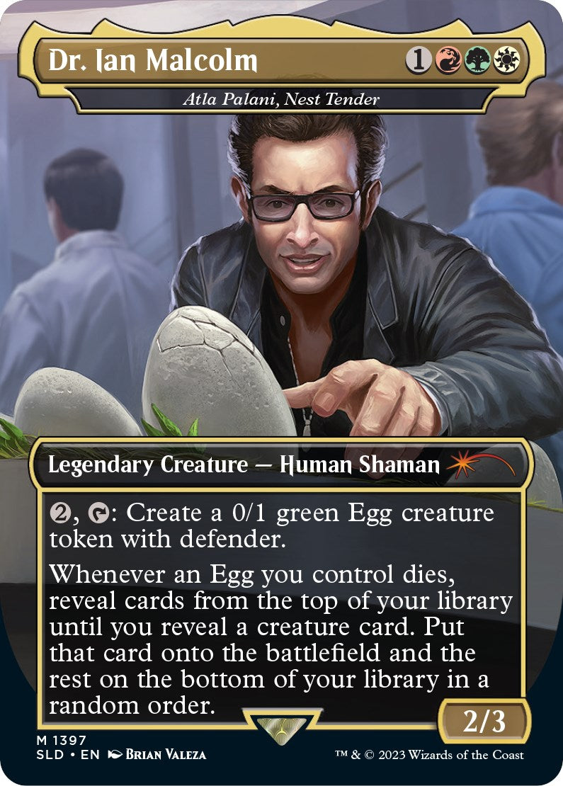 Dr. Ian Malcolm - Atla Palani, Nest Tender [Secret Lair Drop Series] | Good Games North
