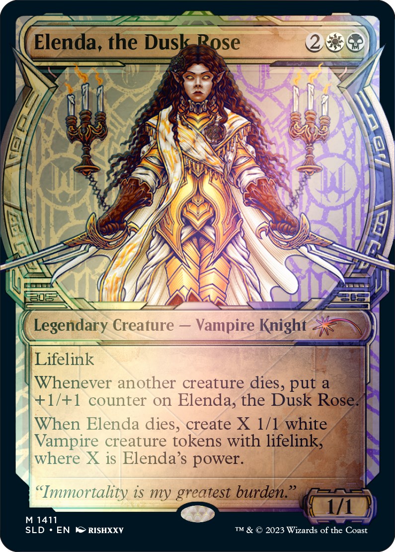 Elenda, the Dusk Rose (Rainbow Foil) [Secret Lair Drop Series] | Good Games North