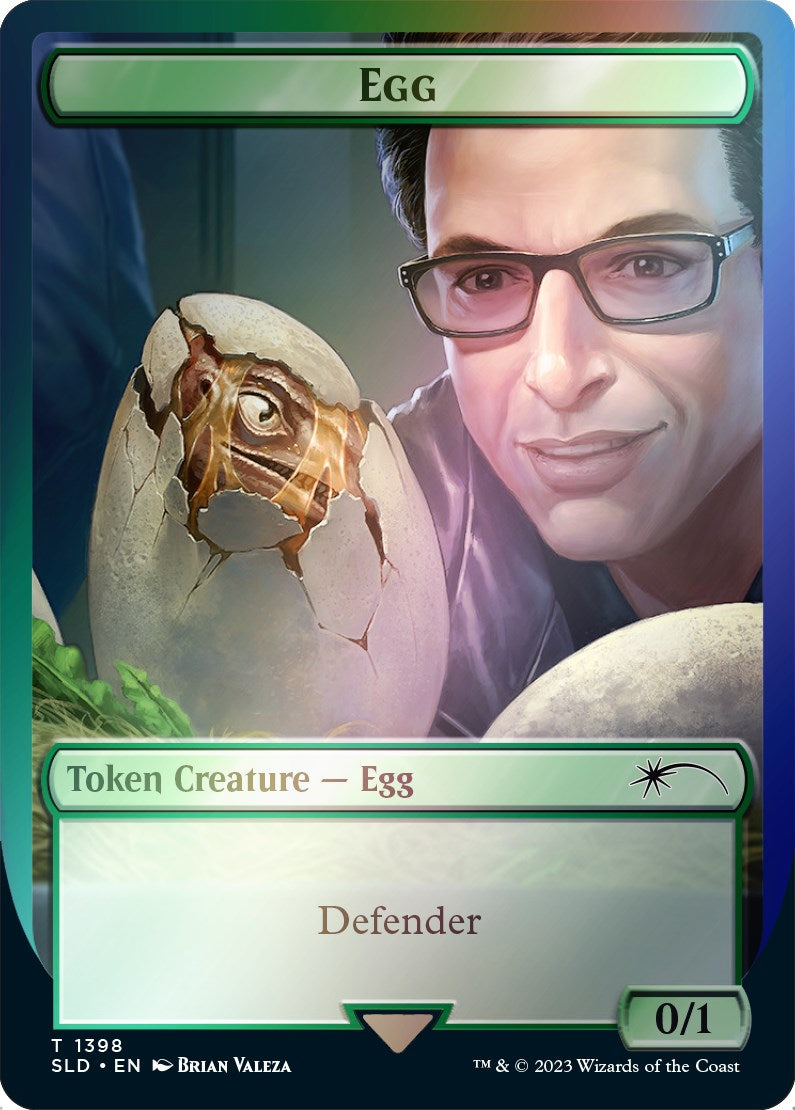 Egg Token (Rainbow Foil) [Secret Lair Drop Series] | Good Games North