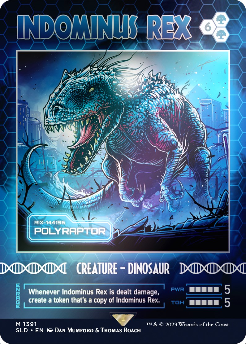 Indominus Rex - Polyraptor (Rainbow Foil) [Secret Lair Drop Series] | Good Games North