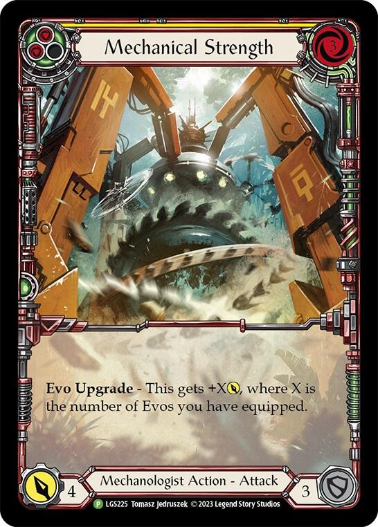 Mechanical Strength (Yellow) [LGS225] (Promo)  Rainbow Foil | Good Games North