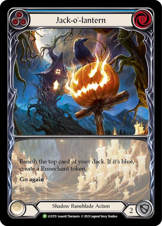 Jack-o'-lantern (Blue) [LGS178] (Promo) | Good Games North