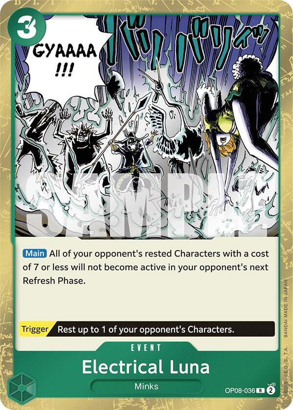 Electrical Luna OP08-036 (Two Legends)  - Foil | Good Games North