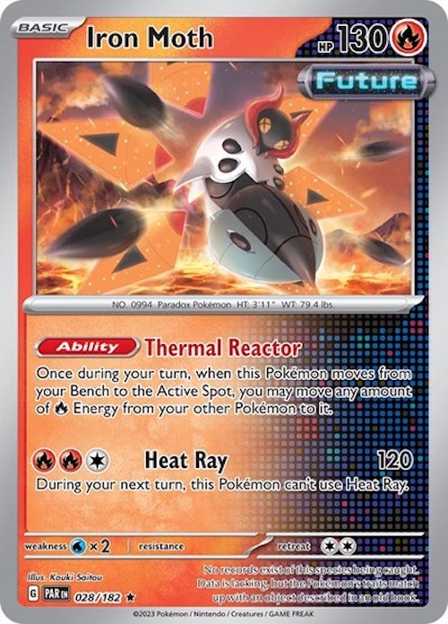 Iron Moth (028/182) (Build & Battle Box) [Scarlet & Violet: Paradox Rift] | Good Games North