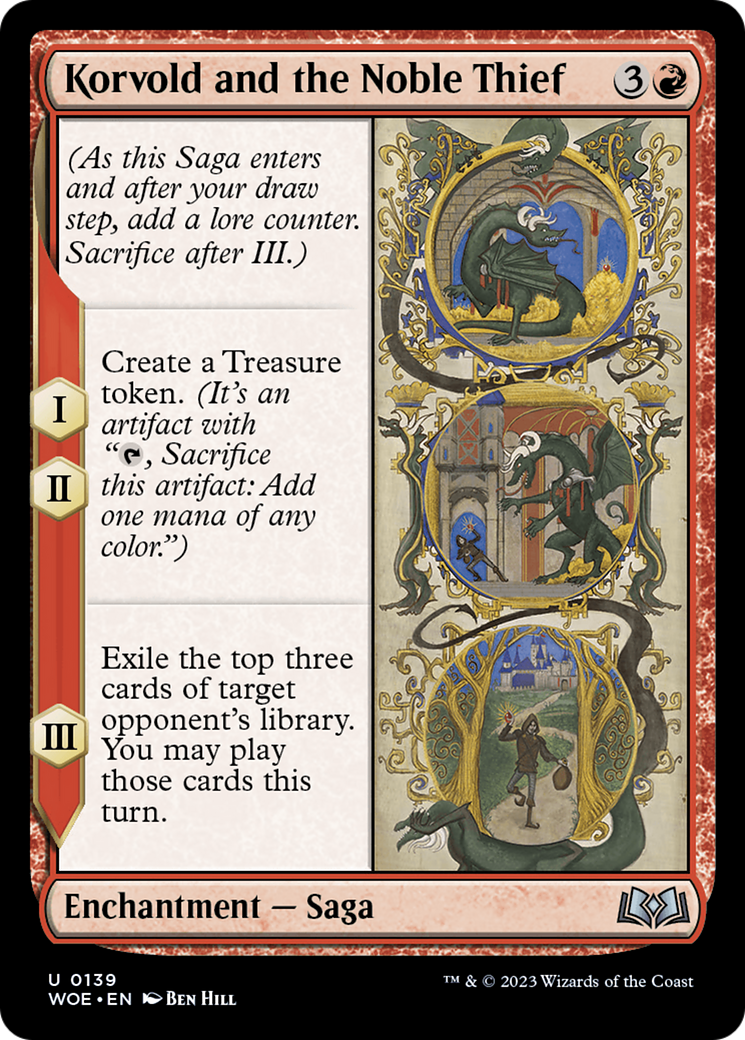 Korvold and the Noble Thief [Wilds of Eldraine] | Good Games North
