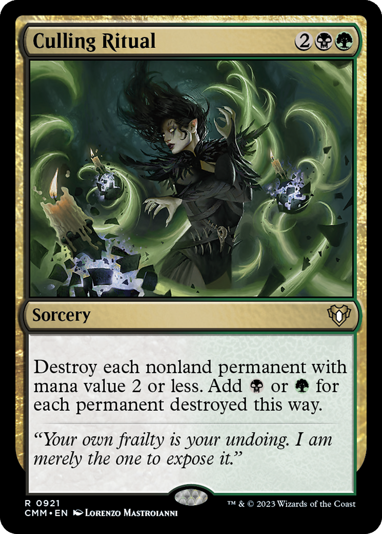 Culling Ritual [Commander Masters] | Good Games North