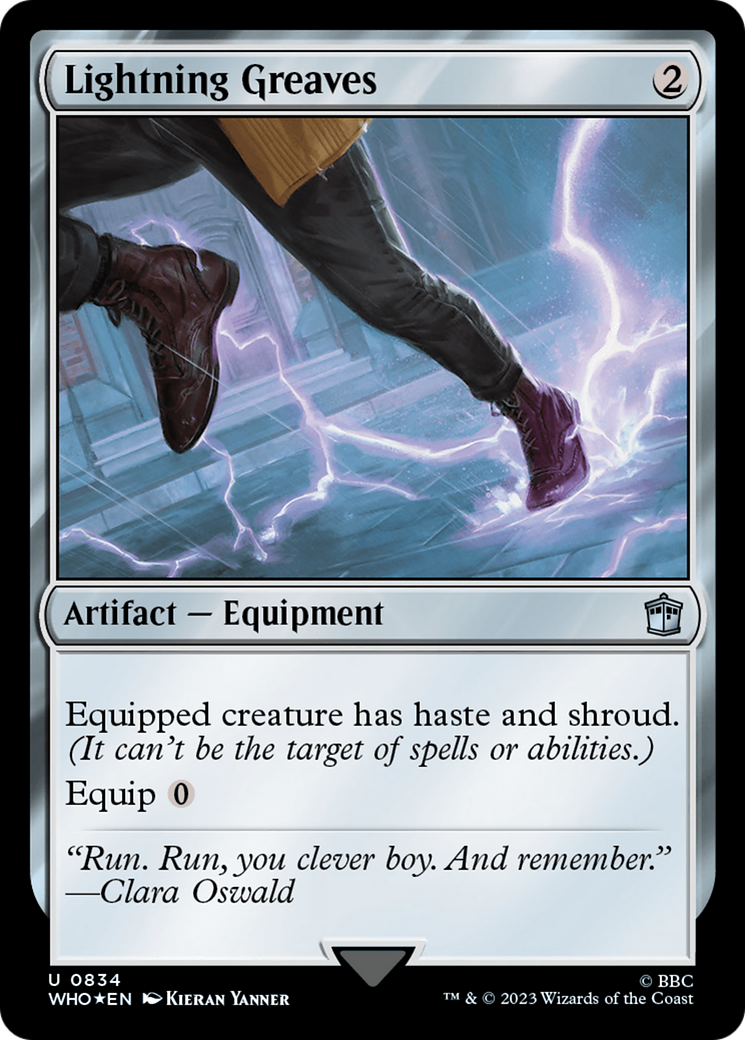 Lightning Greaves (Surge Foil) [Doctor Who] | Good Games North