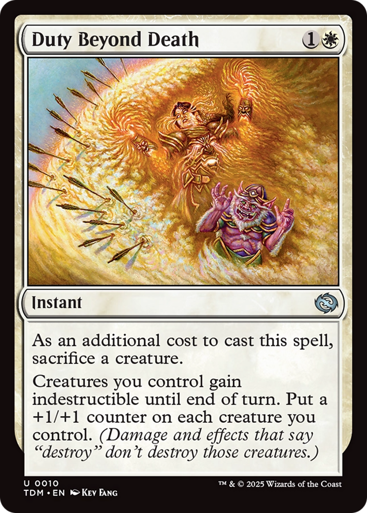 Duty Beyond Death [Tarkir: Dragonstorm] | Good Games North