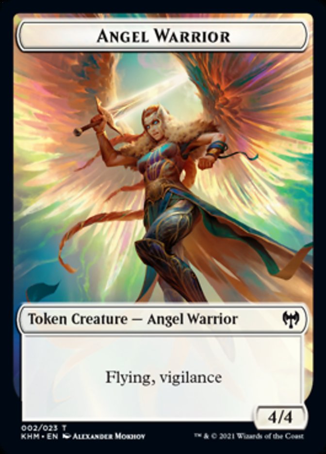 Angel Warrior Token [Kaldheim Tokens] | Good Games North