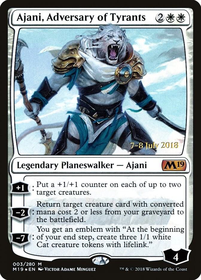 Ajani Adversary of Tyrants (Prerelease Cards)  - Foil | Good Games North