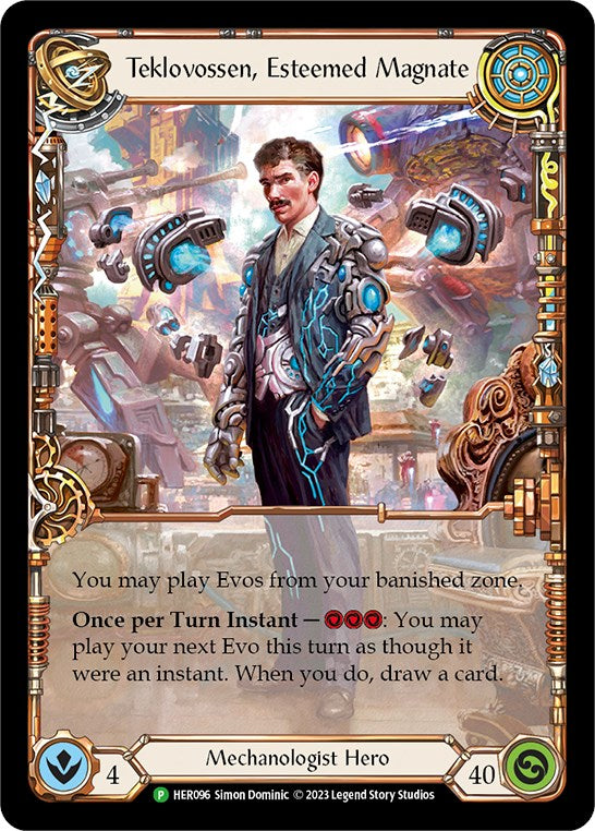 Teklovossen, Esteemed Magnate [HER096] (Promo)  Rainbow Foil | Good Games North