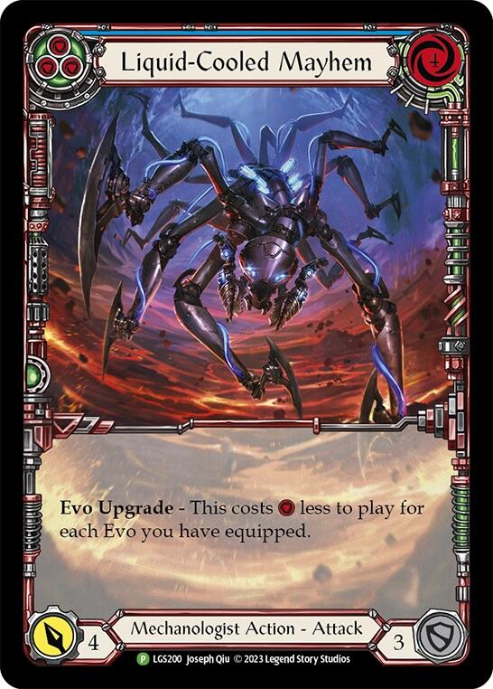 Liquid-Cooled Mayhem (Blue) [LGS200] (Promo)  Rainbow Foil | Good Games North