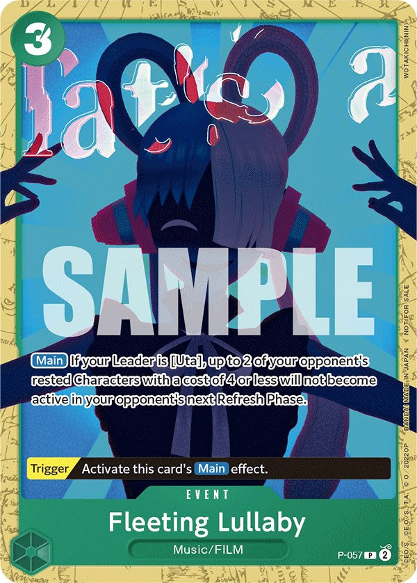 Fleeting Lullaby (Starter Deck 11: Uta Deck Battle) [One Piece Promotion Cards] | Good Games North