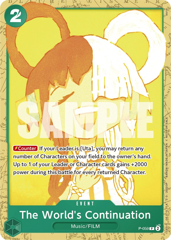 The World's Continuation (Starter Deck 11: Uta Deck Battle) [One Piece Promotion Cards] | Good Games North