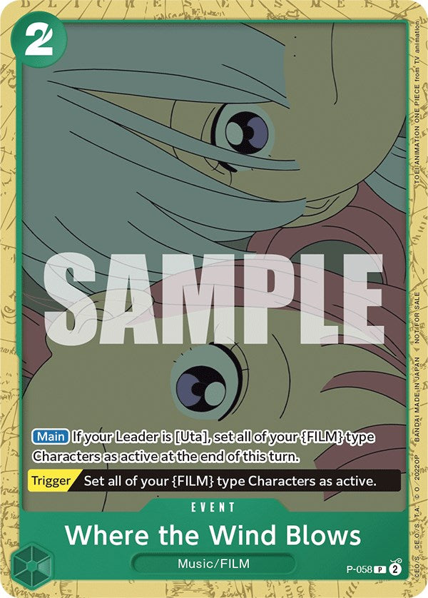 Where the Wind Blows (Starter Deck 11: Uta Deck Battle) [One Piece Promotion Cards] | Good Games North