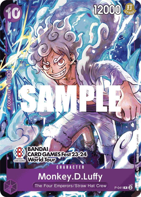 Monkey.D.Luffy (BANDAI CARD GAMES Fest 23-24 World Tour) [One Piece Promotion Cards] | Good Games North