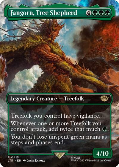 Fangorn, Tree Shepherd 415 (Universes Beyond: The Lord of the Rings: Tales of Middle-earth)  - Borderless Foil | Good Games North