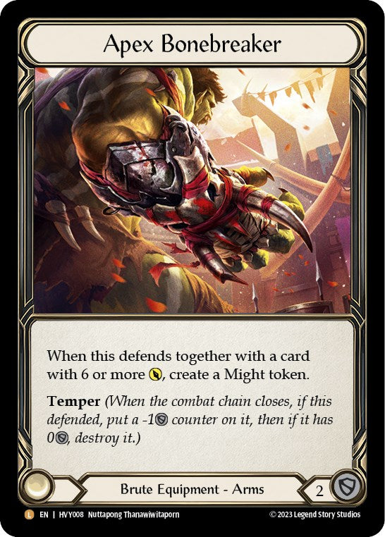Apex Bonebreaker [HVY008] (Heavy Hitters)  Cold Foil | Good Games North