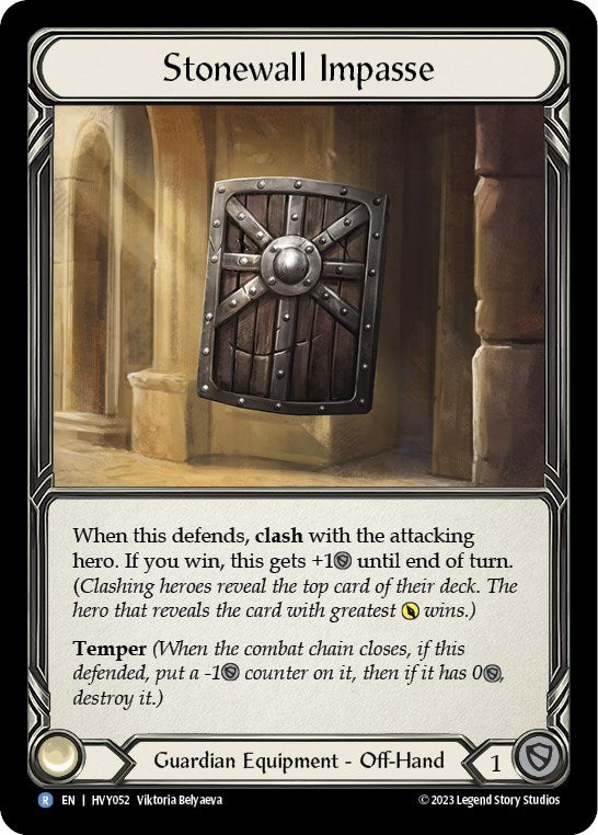 Stonewall Impasse [HVY052] (Heavy Hitters)  Cold Foil | Good Games North