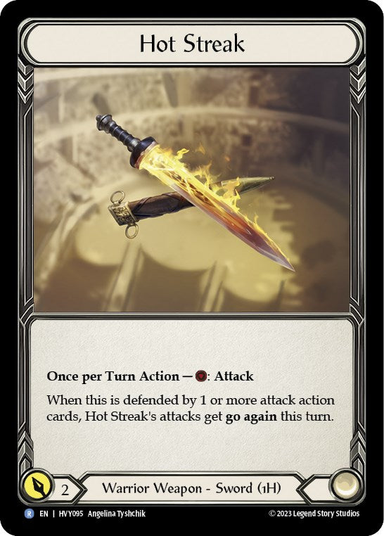 Hot Streak [HVY095] (Heavy Hitters)  Cold Foil | Good Games North